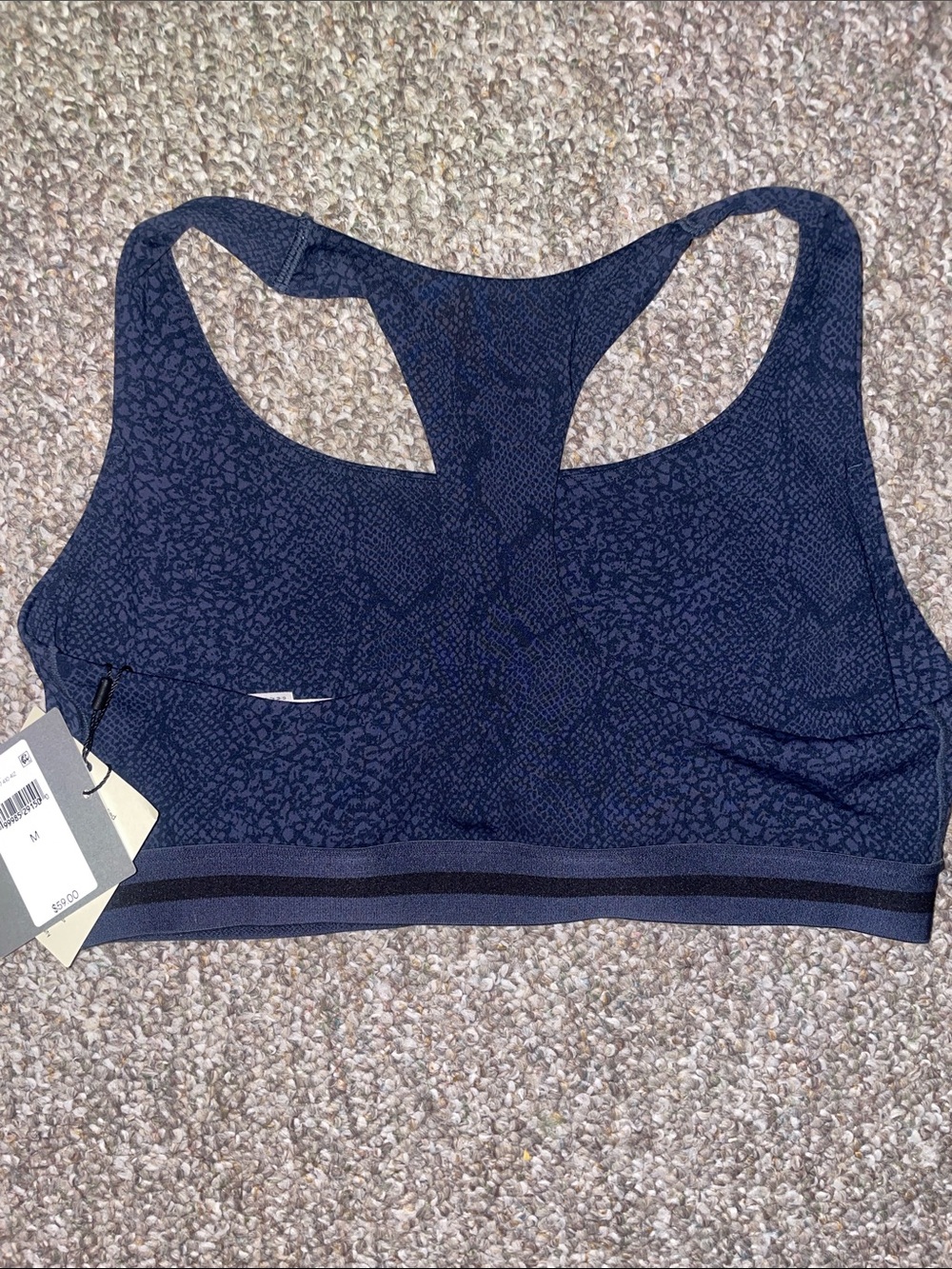 Calvin Klein Icon Racerback Sports Bra - Picture 3 of 4
